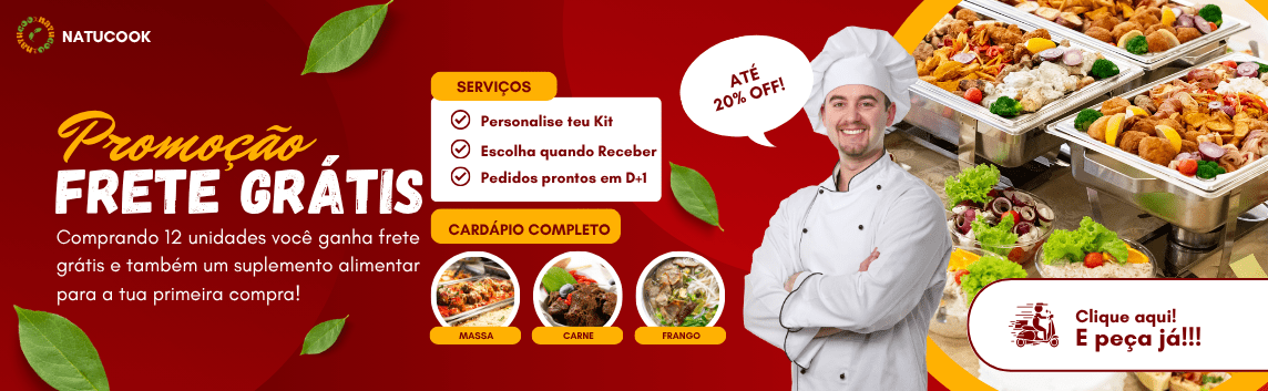 Comprando 12 unidades ganhe frete gratis e suplemento alimentar